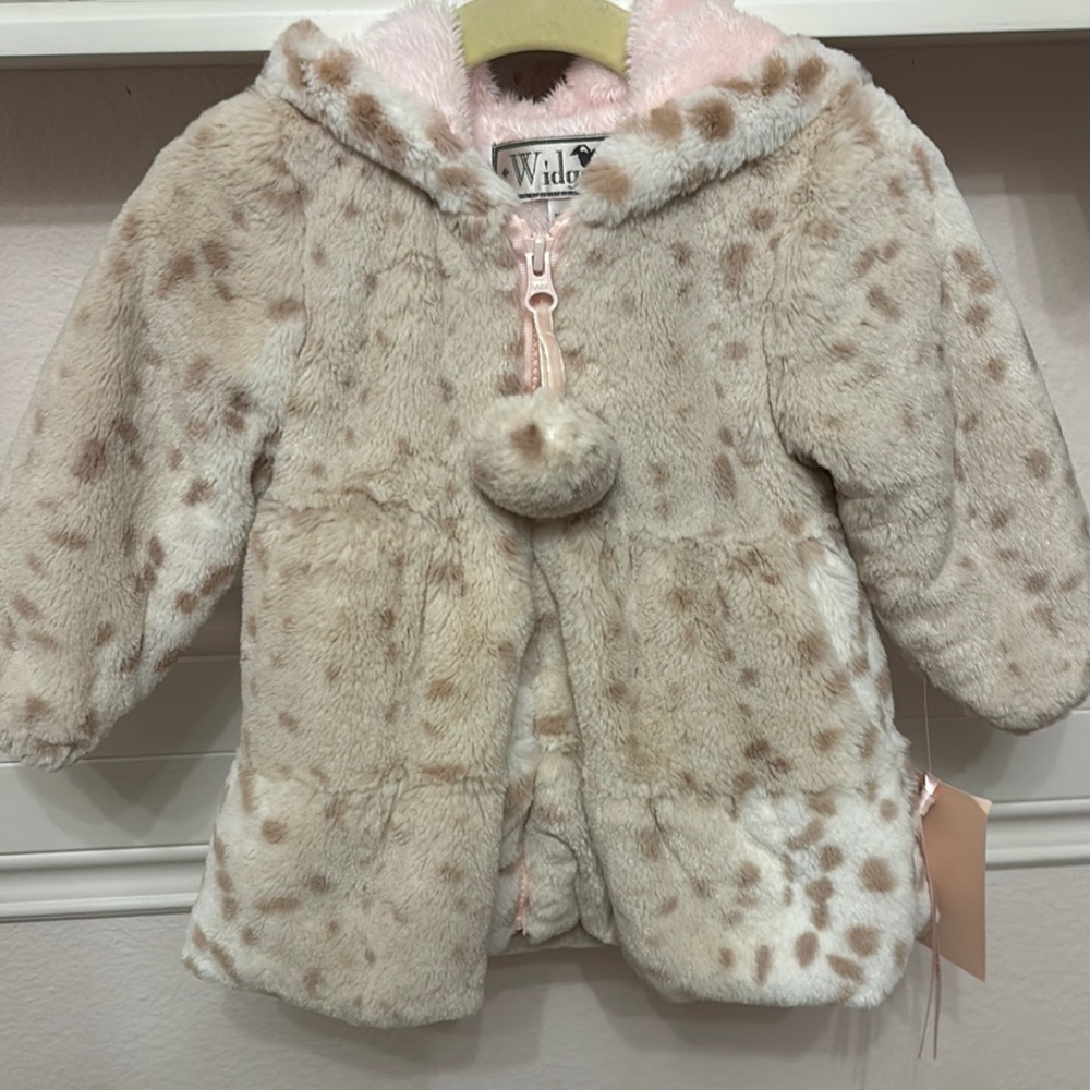 Widgeon Faux Fur Baby Girl Coat